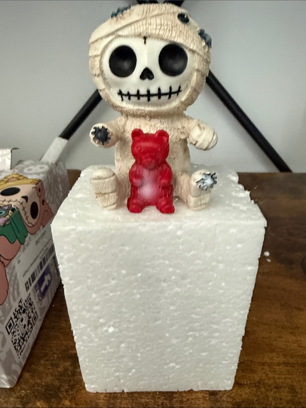 Funko Home Decor Figurine - Cream Mummy with Red Bear